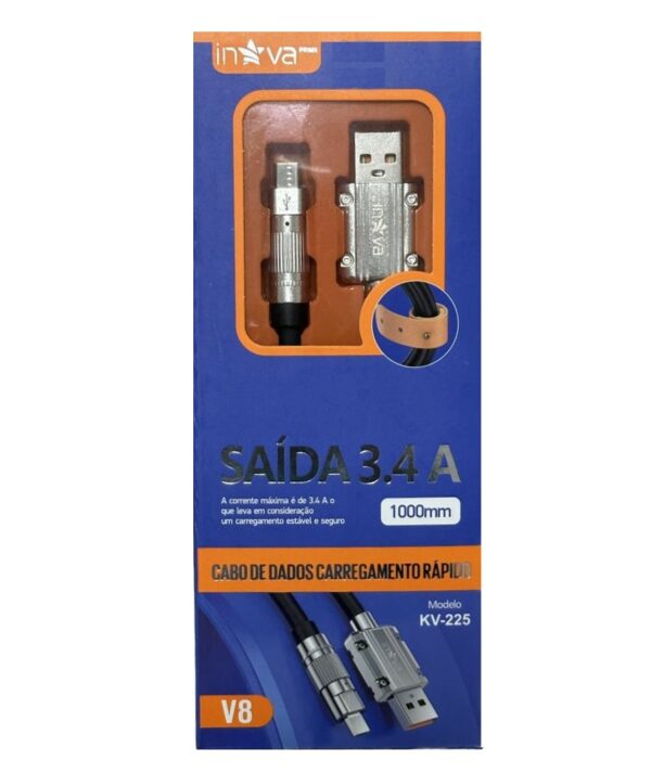 Cabo de Dados V8 1M 3.1a Inova Kv-225 - Imagem 1