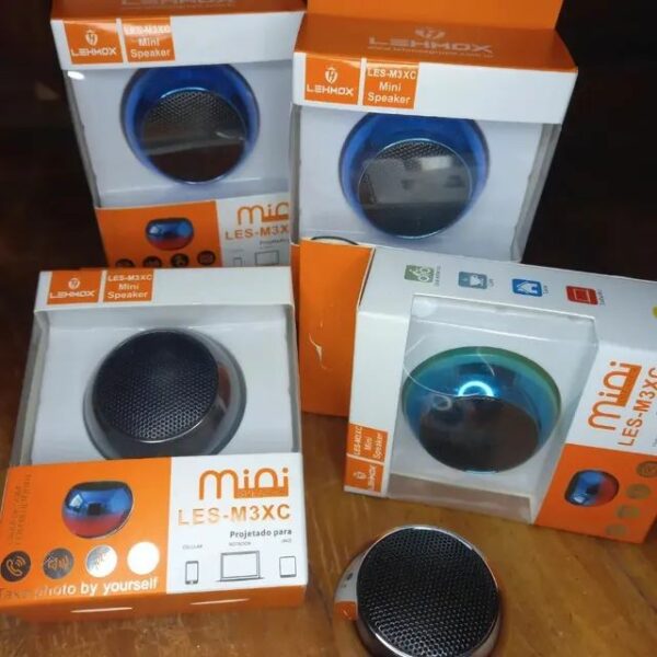 Caixa de Som Mini LES-M3VC - Prata - Imagem 1