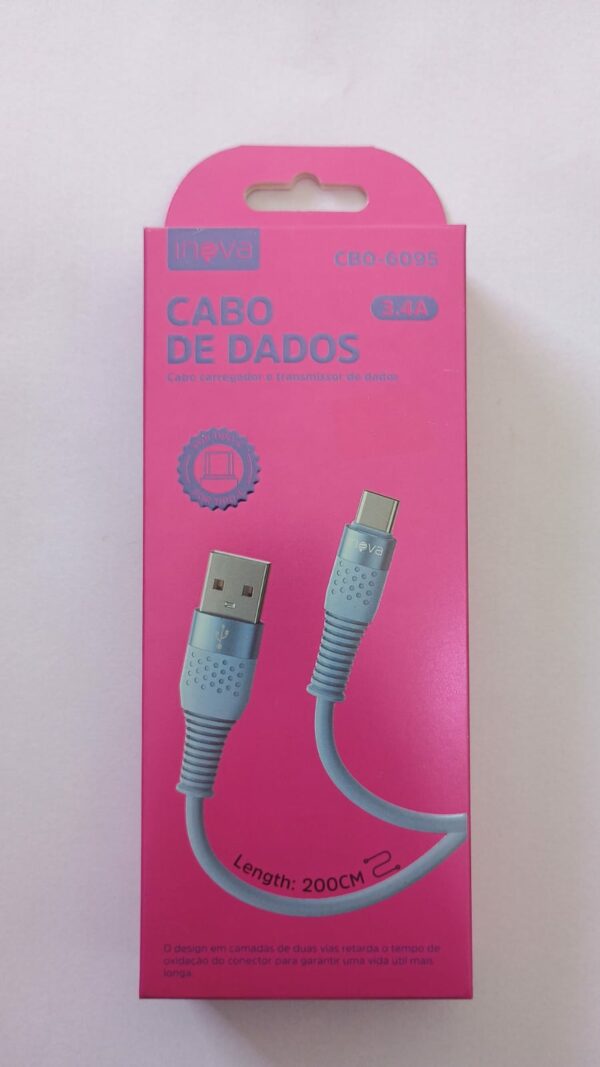 CABO DE DADOS E CARREGAMENTO Tipo C INOVA CBO-6095 - Imagem 1
