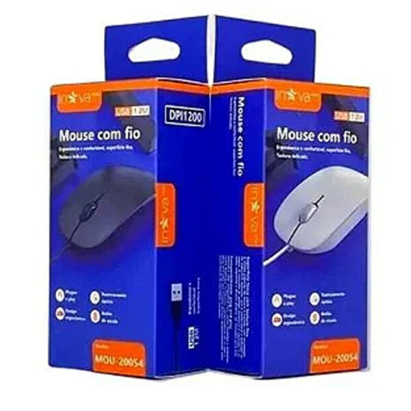 Mouse c/ fio Mou-20054 INOVA - Imagem 1